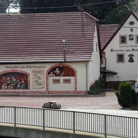 Restaurant & Pension "Bauernhof Zum Silberbergwerk" Limabach - Oberfrohna Exteriör bild
